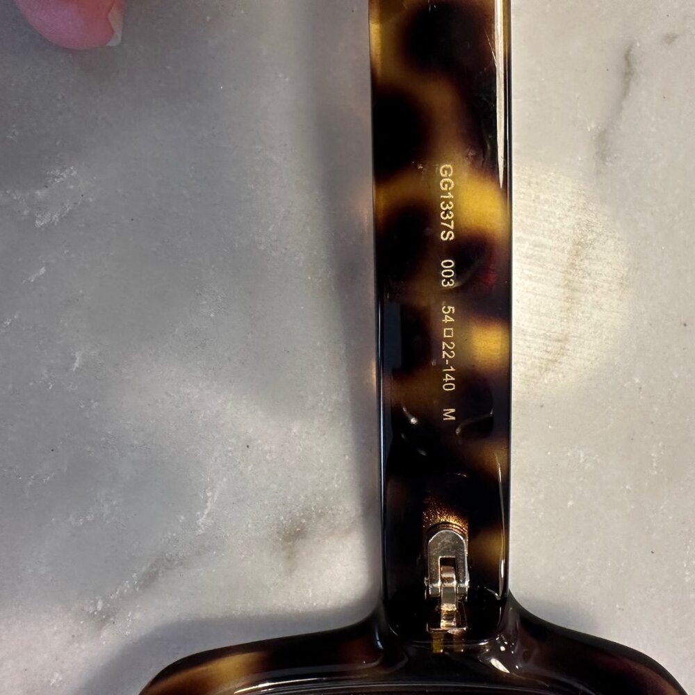 Gucci 54mm Gradient Rectangular Sunglasses - image 6